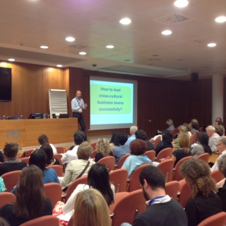 Aad speaking at the SIETAR Europa Annual Congress in Valencia in 2015